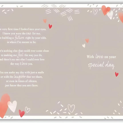 Birthday Card To the One I love – Modern Hearts Design