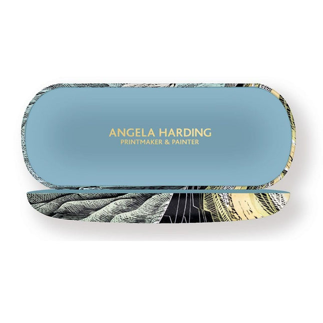 Hard Shell Glasses Case - Angela Harding 'Cornish Path' Design - Luxury Reading Accessory