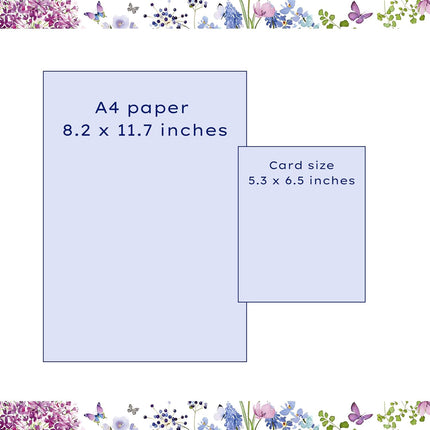 Birthday or General Greeting Card for Her – William Morris Floral Design