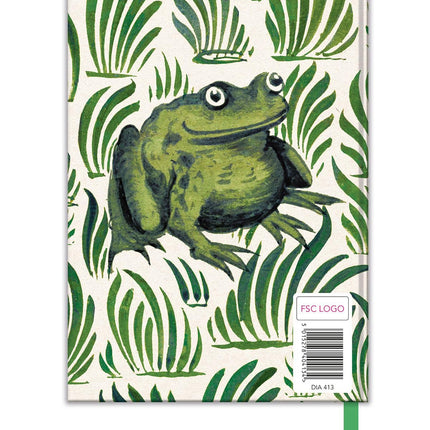 2027 A5 Diary - Week to View Desk Diary - Animal Design - UK Planner with Ribbon Bookmark - V&A Design