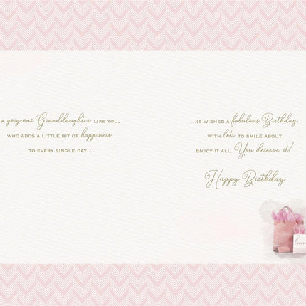 Birthday Card for Granddaughter – Feminine Shopping Design