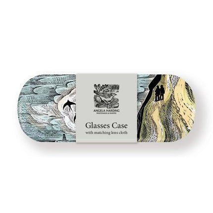 Hard Shell Glasses Case - Angela Harding 'Cornish Path' Design - Luxury Reading Accessory