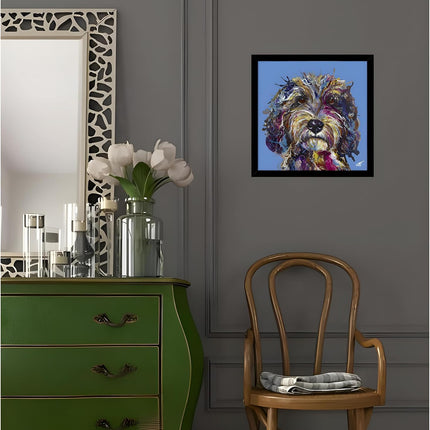 Cockapoo Dog Framed Print by Louise Luton