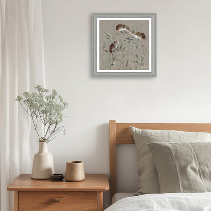 Funny Gorilla Framed Print Wall Art - 'Gorilla on the Toilet' by Moonshine Prints - Quirky Animal Themed Artwork - Ready to Hang Bathroom Home Décor - 32cm x 42cm