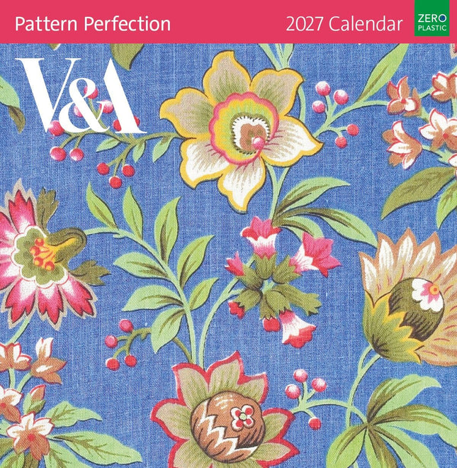 Pattern Perfection 2027 Calendar - Month to View Wall Calendar UK - 2027 Wall Planner and Personal Organiser for Home and Office