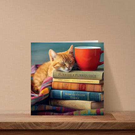 Blank Notecards for Cat Lovers Pack of 6 - Cute Cat Design - Premium Greeting Cards Multipack with Envelopes - Suitable for Birthday, Thank You & Other Occasions