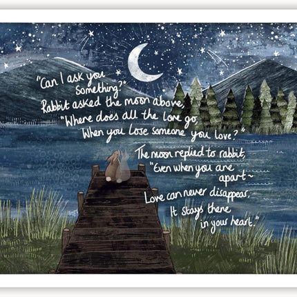 'Apart' Framed Print from Stacey McNeill's Fox Under the Moon Series