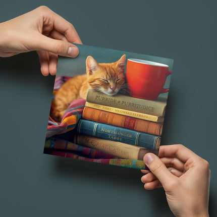 Blank Notecards for Cat Lovers Pack of 6 - Cute Cat Design - Premium Greeting Cards Multipack with Envelopes - Suitable for Birthday, Thank You & Other Occasions