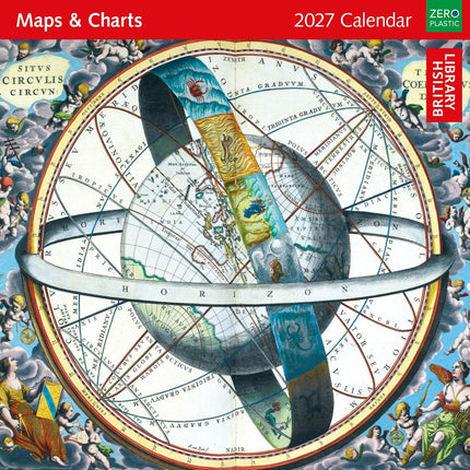 Maps & Charts 2027 Calendar - Month to View Wall Calendar UK - 2027 Wall Planner and Personal Organiser for Home and Office