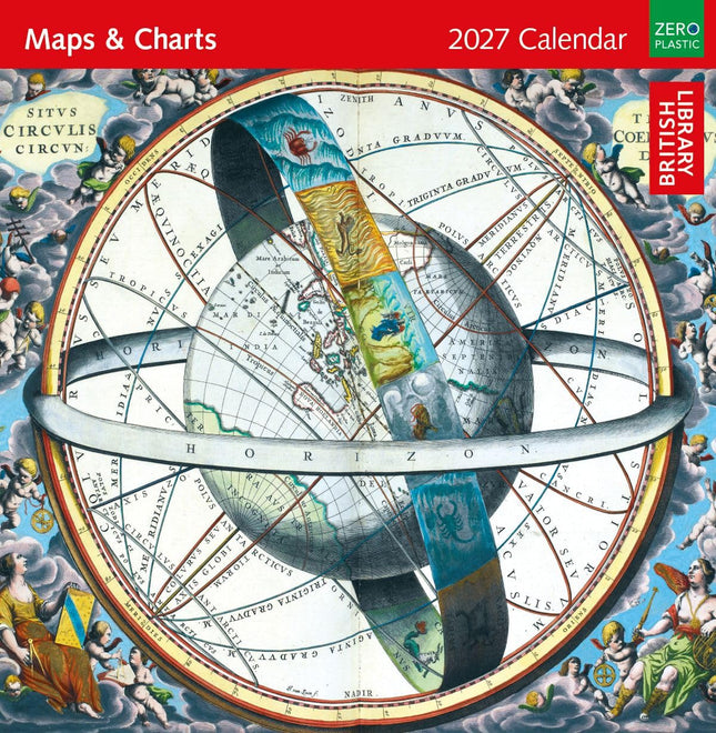 Maps & Charts 2027 Calendar - Month to View Wall Calendar UK - 2027 Wall Planner and Personal Organiser for Home and Office
