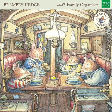 Brambly Hedge 2027 Family Organiser - Month to View Family Wall Calendar UK - 2027 Family Planner and Organiser for Home and Busy Households