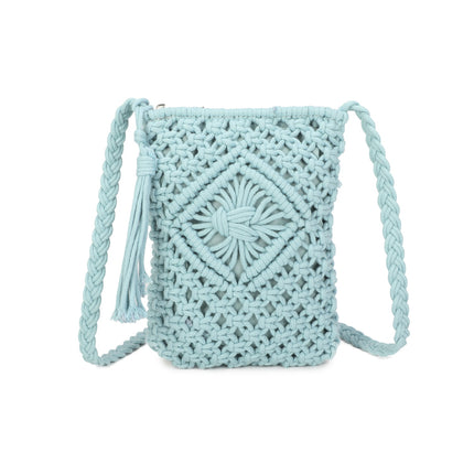 Crochet Zipped Crossbody Bag - Available in 6 Colours