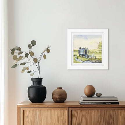 ‘Gypsy Caravan Detail I’ Framed Print by Catherine J Stephenson