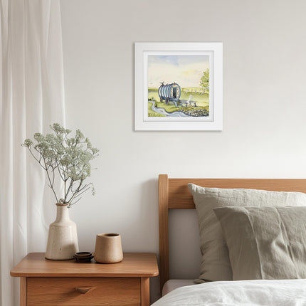 ‘Gypsy Caravan Detail I’ Framed Print by Catherine J Stephenson