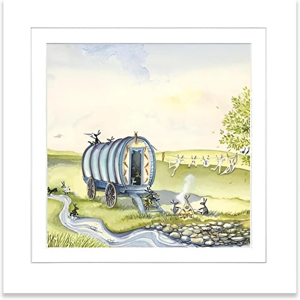 ‘Gypsy Caravan Detail I’ Framed Print by Catherine J Stephenson
