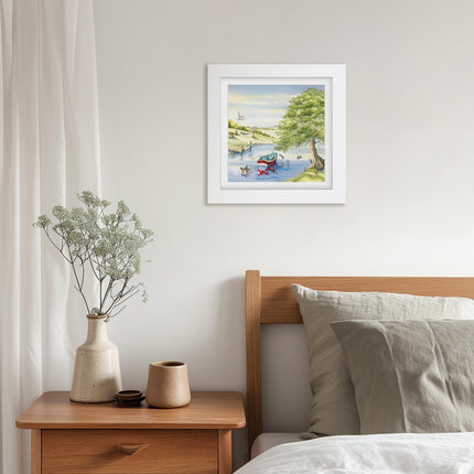 ‘Carrot Cruise’ Framed Print by Catherine J Stephenson
