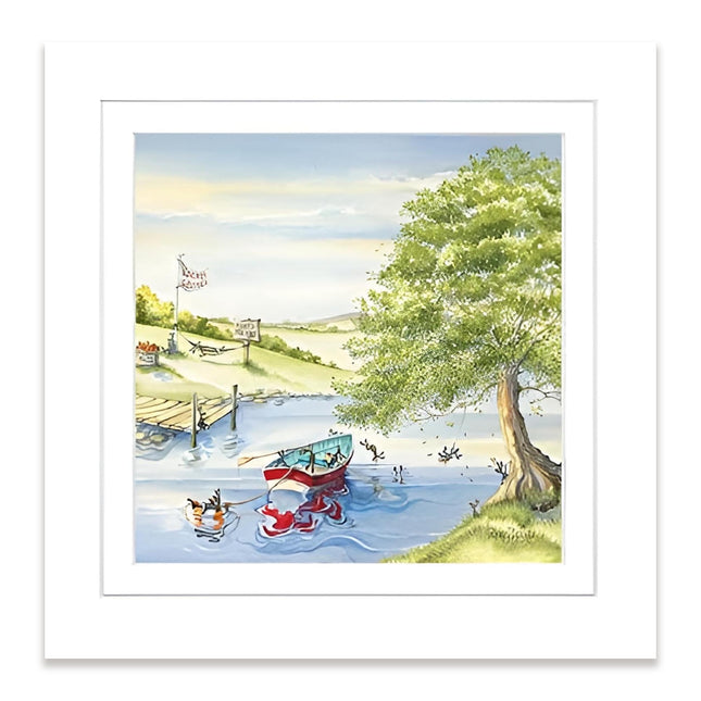 ‘Carrot Cruise’ Framed Print by Catherine J Stephenson