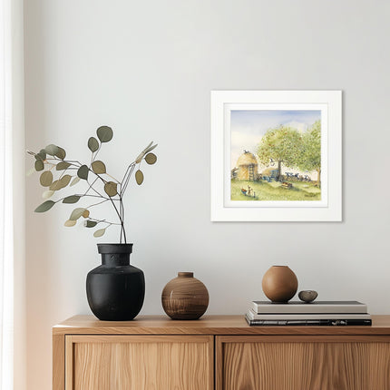 ‘The Haystack’ Framed Print by Catherine J Stephenson