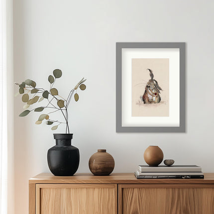 ‘Hares My Heart’ Framed Print by Sarah Reilly