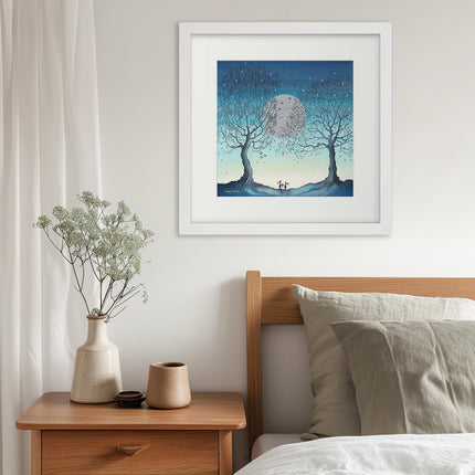 ‘Hope Moon II’ Framed Print by Catherine J. Stephenson