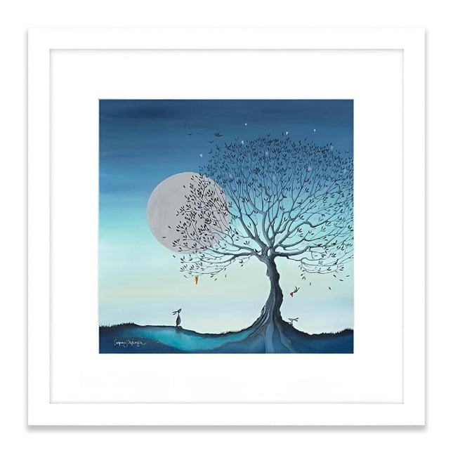‘Hope Moon I’ Framed Print by Catherine Stephenson