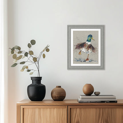 ‘Splish Splash’ Framed Print by Nicola Jane Rowles