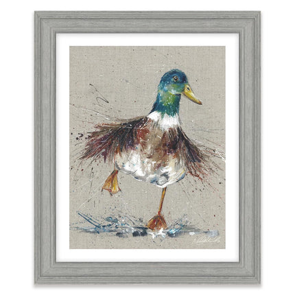 ‘Splish Splash’ Framed Print by Nicola Jane Rowles