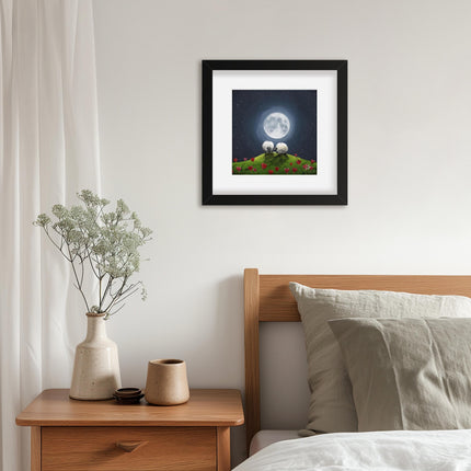 ‘Hug Ewe’ Framed Print by Geoff Beckett