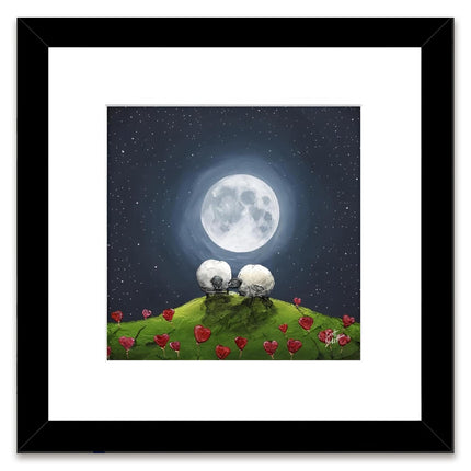 ‘Hug Ewe’ Framed Print by Geoff Beckett
