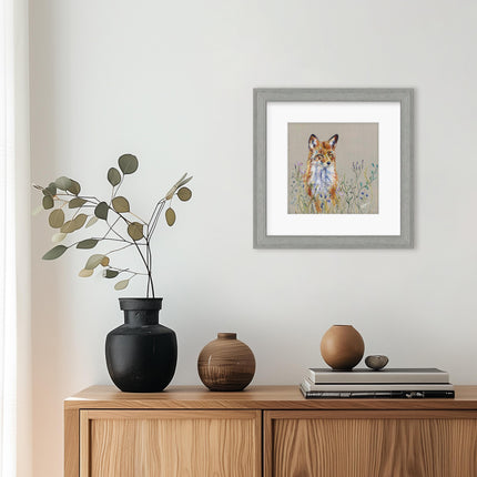 ‘Floral Fox’ Framed Print by Louise Luton