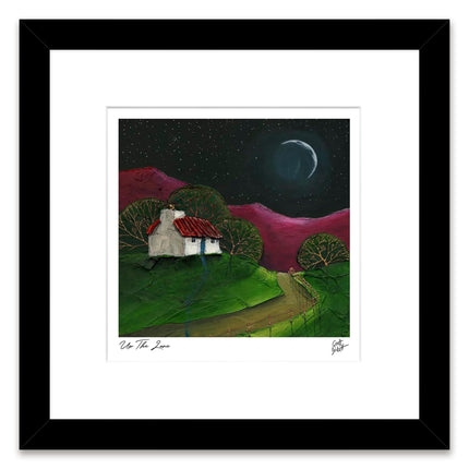 ‘Up the Lane’ Framed Print by Geoff Beckett