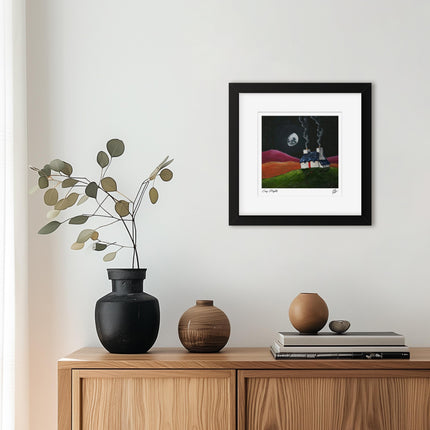 ‘Cosy Night’ Framed Print by Geoff Beckett