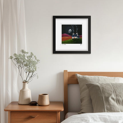 ‘Cosy Night’ Framed Print by Geoff Beckett