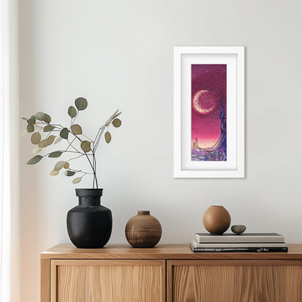 ‘Moon Gazing’ Framed Print by Catherine J Stephenson