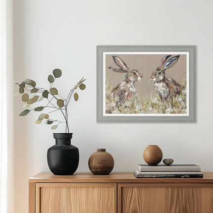 ‘Hartley & Harriet’ Framed Print by Nicola Jane Rowles