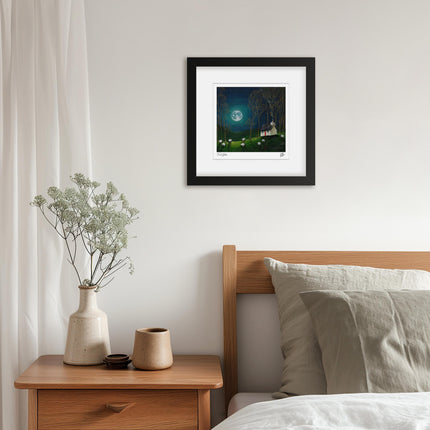 ‘Teal Glow’ Framed Print by Geoff Beckett