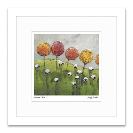 ‘Autumn Flock’ Framed Print by Geoff Beckett