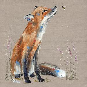 ‘Fox and the Bee’ Canvas Wall Art by Louise Luton