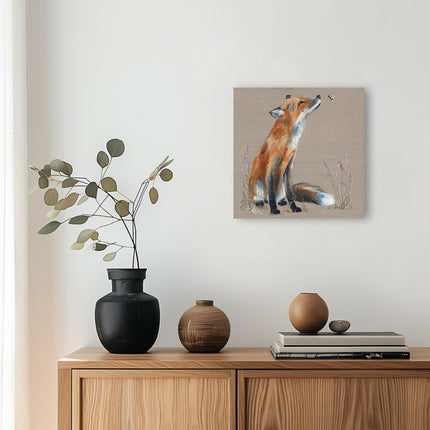 ‘Fox and the Bee’ Canvas Wall Art by Louise Luton