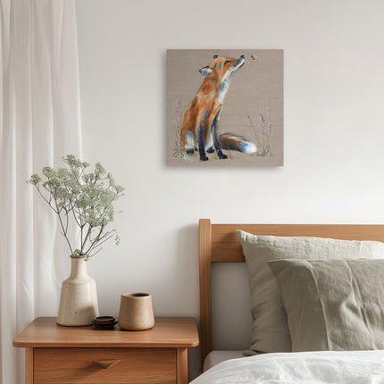 ‘Fox and the Bee’ Canvas Wall Art by Louise Luton