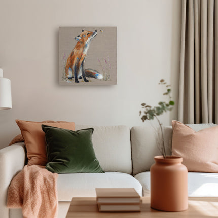 ‘Fox and the Bee’ Canvas Wall Art by Louise Luton