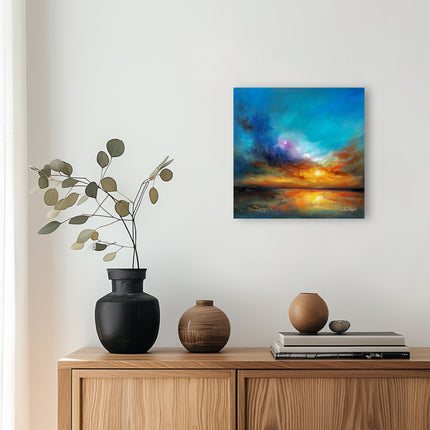 ‘Amazing Sunset’ Canvas Print by Anna Schofield