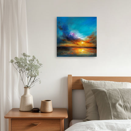‘Amazing Sunset’ Canvas Print by Anna Schofield