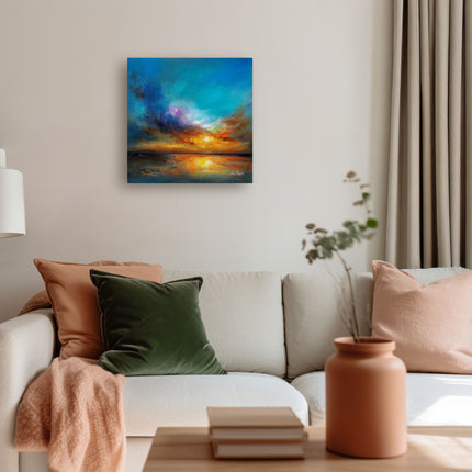 ‘Amazing Sunset’ Canvas Print by Anna Schofield