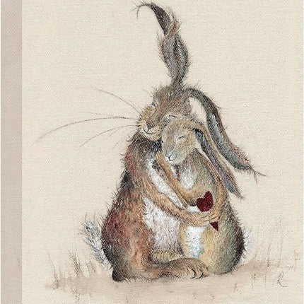 ‘Hares My Heart’ Canvas Print by Sarah Reilly