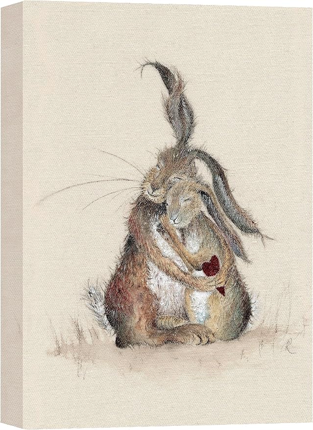 ‘Hares My Heart’ Canvas Print by Sarah Reilly