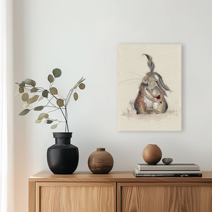 ‘Hares My Heart’ Canvas Print by Sarah Reilly