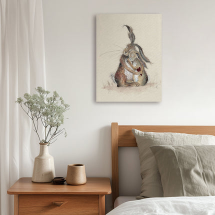 ‘Hares My Heart’ Canvas Print by Sarah Reilly