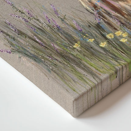 ‘Heather & Buttercup’ Canvas Print by Louise Luton