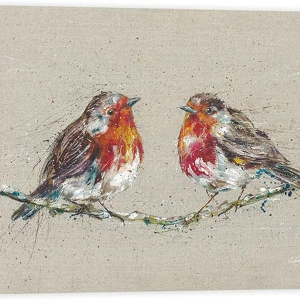 ‘Morning Gossip’ Canvas Print by Nicola Jane Rowles